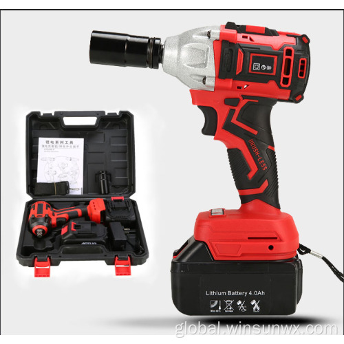 Electric Wrench brushless motor electric wrench with TPR handle Supplier